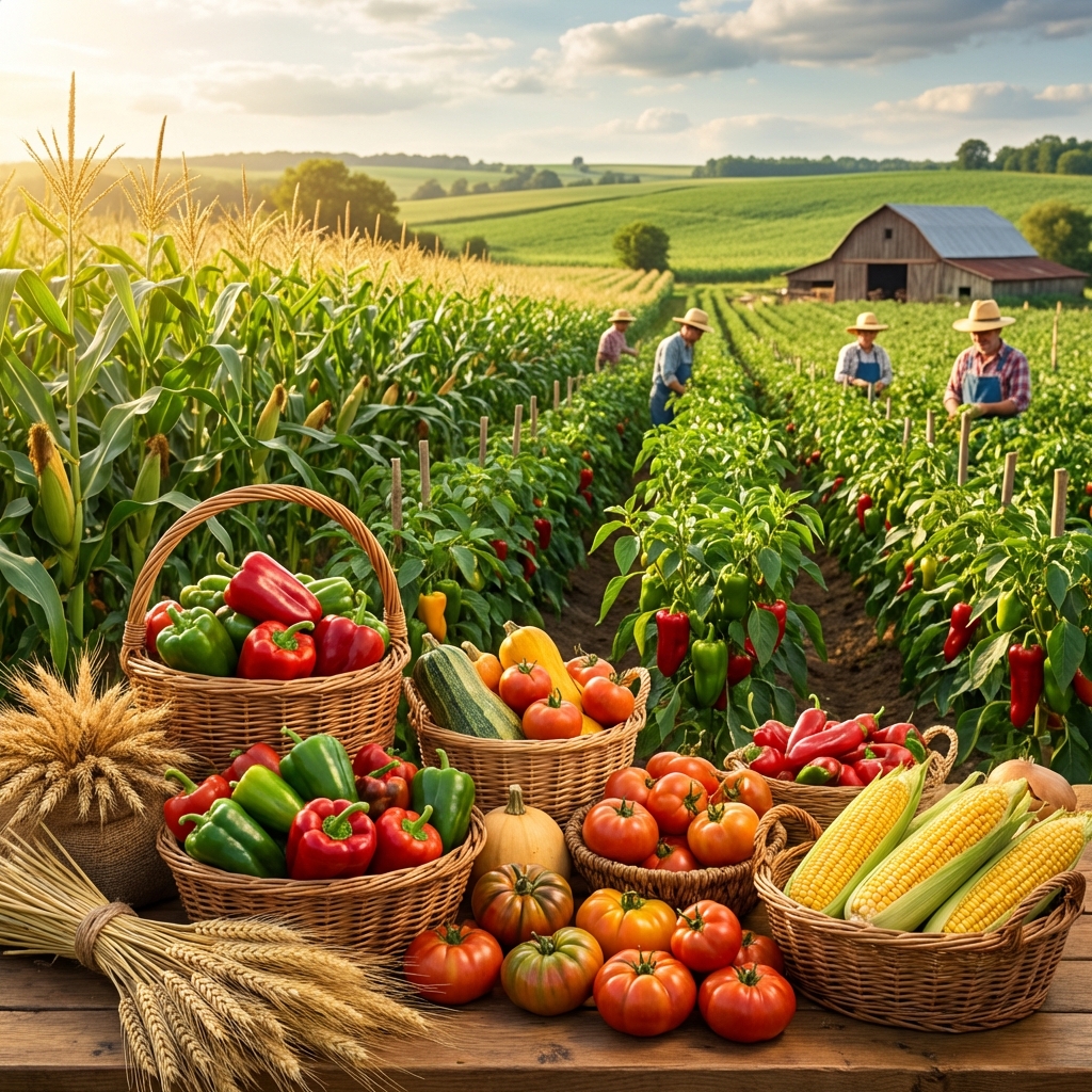 Crop farming – vegetables and grains