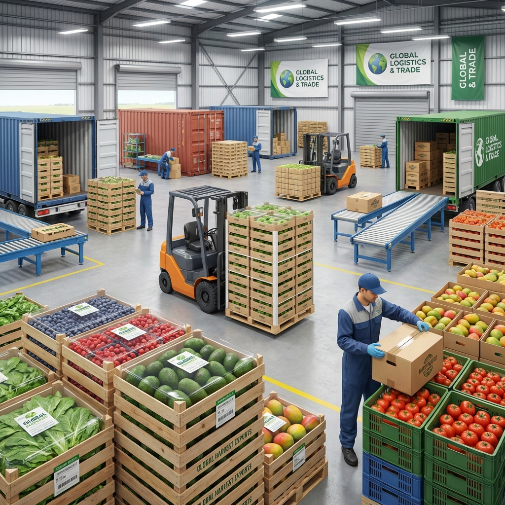 Export packing and logistics